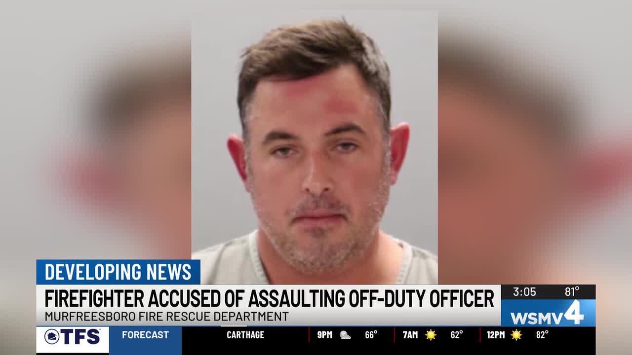 Murfreesboro firefighter arrested for hitting off-duty Knoxville officer downtown, report says