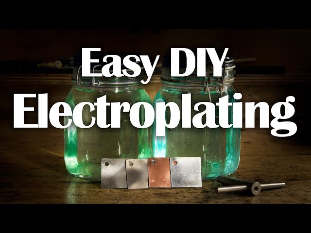 How to make simple DIY nickel plating set up - Easy Electroplating for  Beginners 