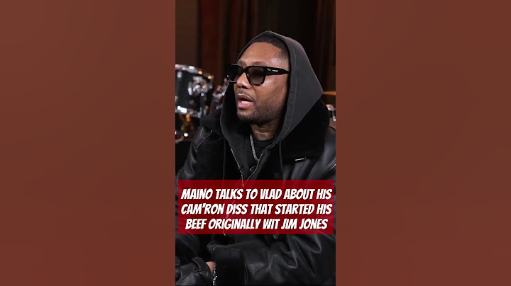 Maino talks to Vlad about his Cam'ron diss that started hisbeef originally wit Jim Jones