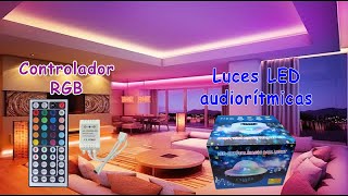 Controlador RGB + Luces LED Audio rítmicas | REVIEW by TecNey PE 10,240 views 2 years ago 8 minutes, 3 seconds