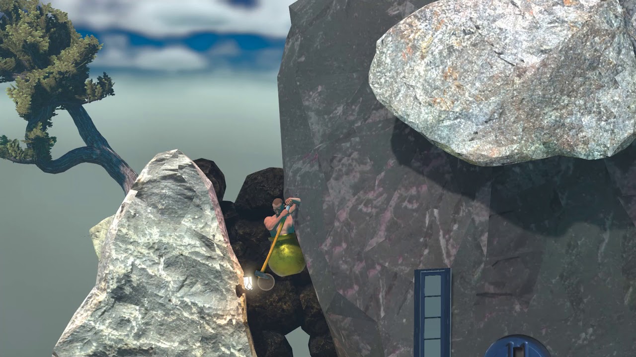 Devil's chimney skip (Getting Over It with Bennett Foddy) 