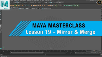 MAYA MASTERCLASS 19 - How To Mirror & Merge in Maya (Beginner Tutorial)