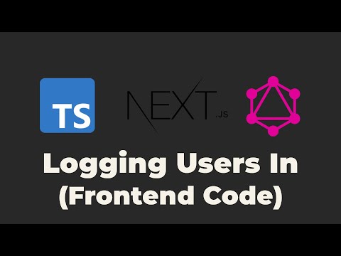 User Login with Apollo Client and NextJS - Frontend Code