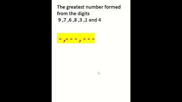 How to find the greatest number from the digits🤓🤗- Math teacher بالعربي