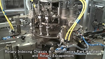 CDS Rotary Indexing Chassis with MHP Series Part Handlers view 2