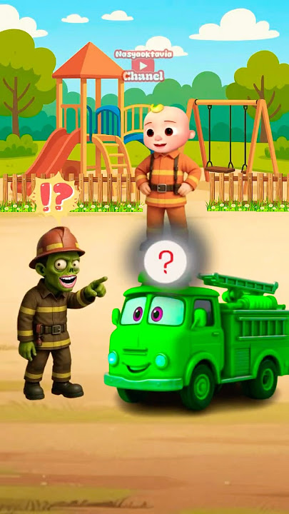 Help the fireman find the fire truck‼️#cartoon #ytshorts #funny #like #feedshorts