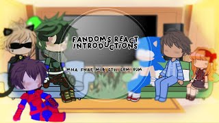 💕Fandoms react introductions💕 (READ DESC) Net Worth