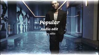 Popular - The Weekend, Playboi Carti, Madonna (edit audio)
