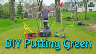 Back Yard DIY Putting Green: Everything You Need to Know!!