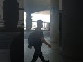 인천공항 1층 버스 대기중