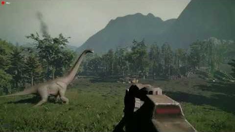 Collision Course gameplay / Looking by dystenery and sepsis. Spinosaur fight.