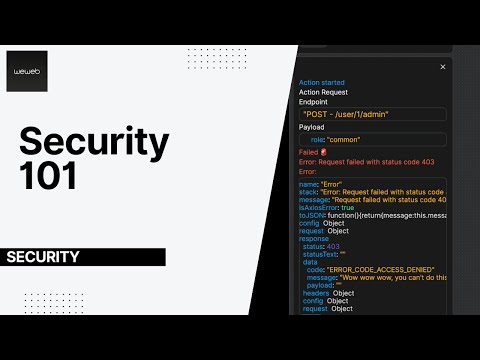 Build secure web-apps