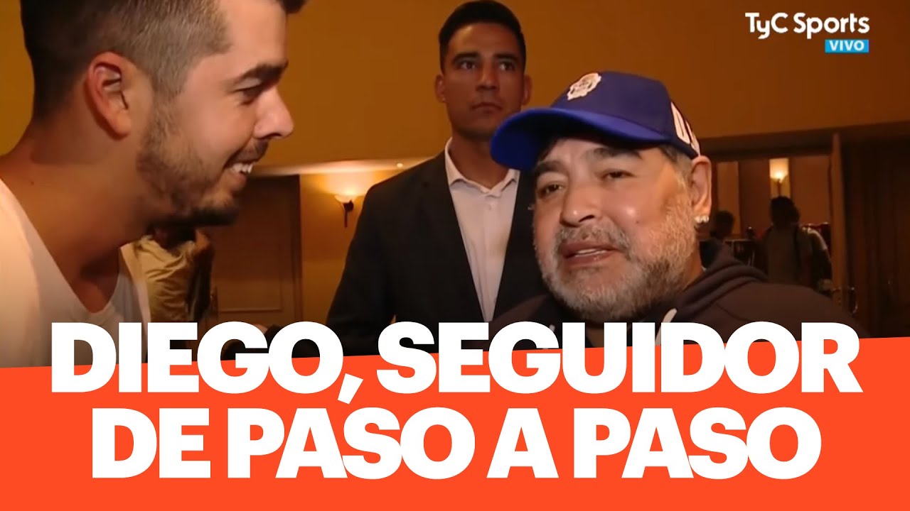 ¡Diego Maradona tiene la camiseta de Paso a Paso! diego maradona goals