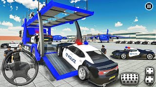 Transporting Police Car in Cargo Plane - Police Car Transporter Simulator - Android Gameplay screenshot 5