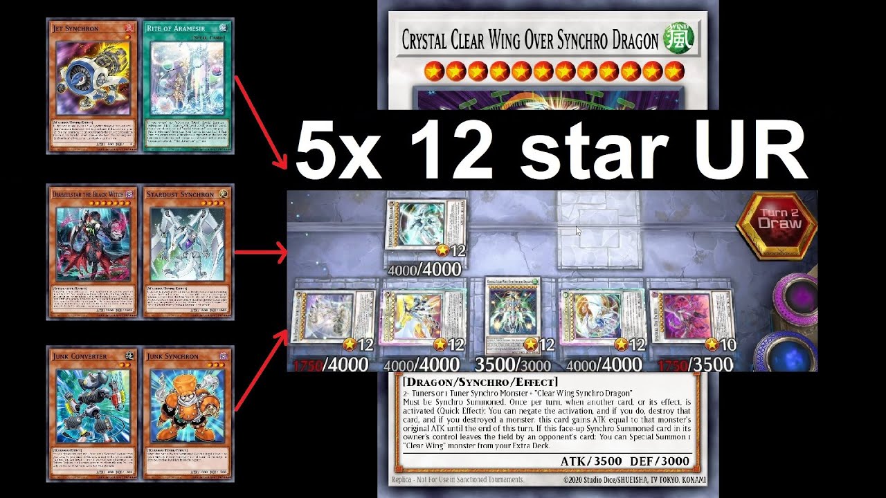 Try add new Crystal Clear Wing 12 to my Stardust deck / Yu-Gi-Oh! Master Duel
