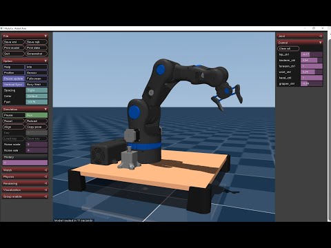 MuJoCo : Robotic Arm