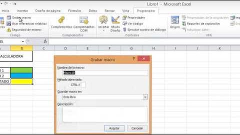calculadora macros excel