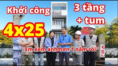 [LỂ KHỞI CÔNG] Công trình 3 Tầng + Tum 4x25 Sắp Hình Thành | Xây Dựng Nhà Phố