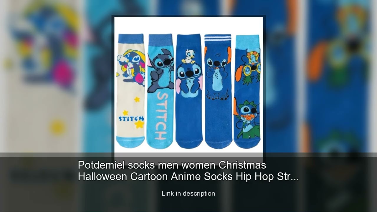 Potdemiel socks men women Christmas Halloween Cartoon Anime Socks Hip Hop Street Fashion Look N