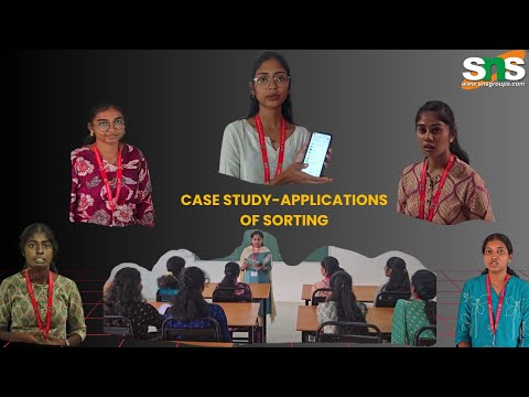 Case Study-Applications of Sorting | Data Structure | SNS Institutions