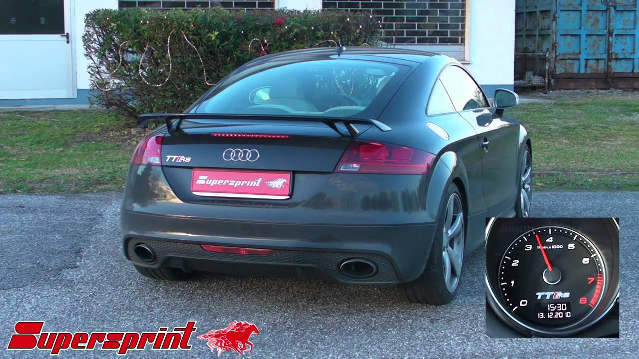 Supersprintターボダウンパイプ～リアマフラー(フルキット) [Audi TT
