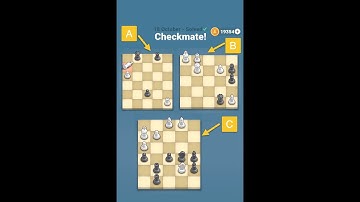 Pocket Chess 18th October 2023 (3 solutions) #chess #puzzle  #endgames #pocketchess #kidslearning