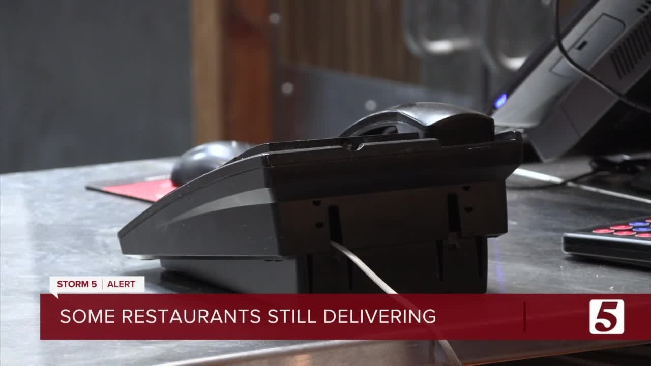 Snow on the forecast means food delivery business boom for some restaurants