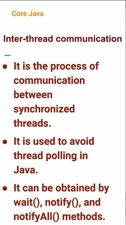 Inter-thread communication (65) #corejava - YouTube