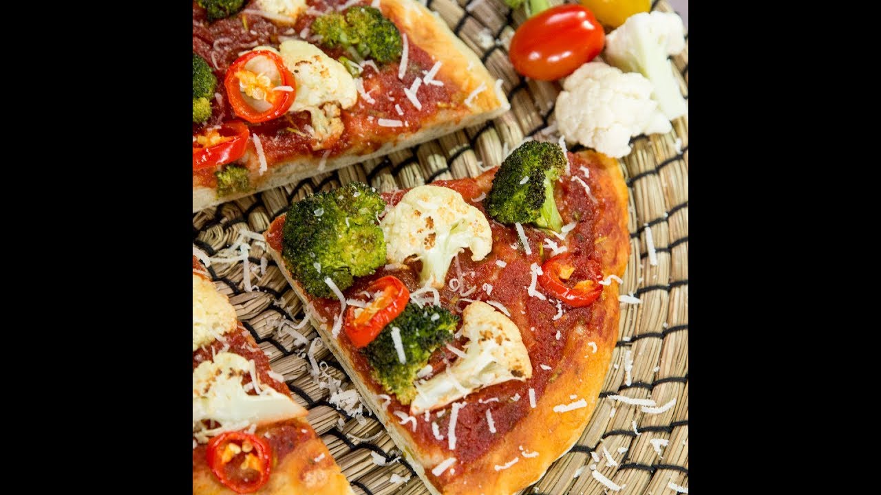 Broccoli and Cauliflower Pizza YouTube