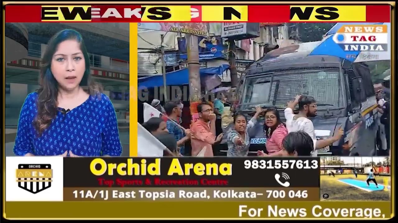 SFI’s Violent Protest Outside Calcutta University Turns College Street Into a Battlefield;