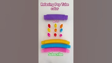 Color changing relaxing Voicing and of pop tube #asmr #creative #satisfying#relaxing #voicings