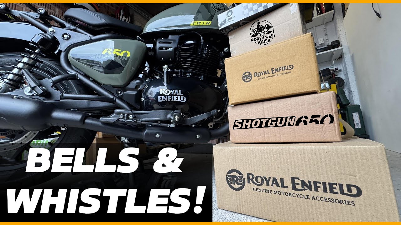 Дробовик Royal Enfield 650 | Делаю его своим... аксессуары установлены и оценены!