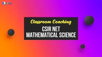 CSIR NET Classroom Batch Start