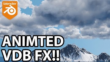 New Blender Addon For Animated VDBs | VDB Animator