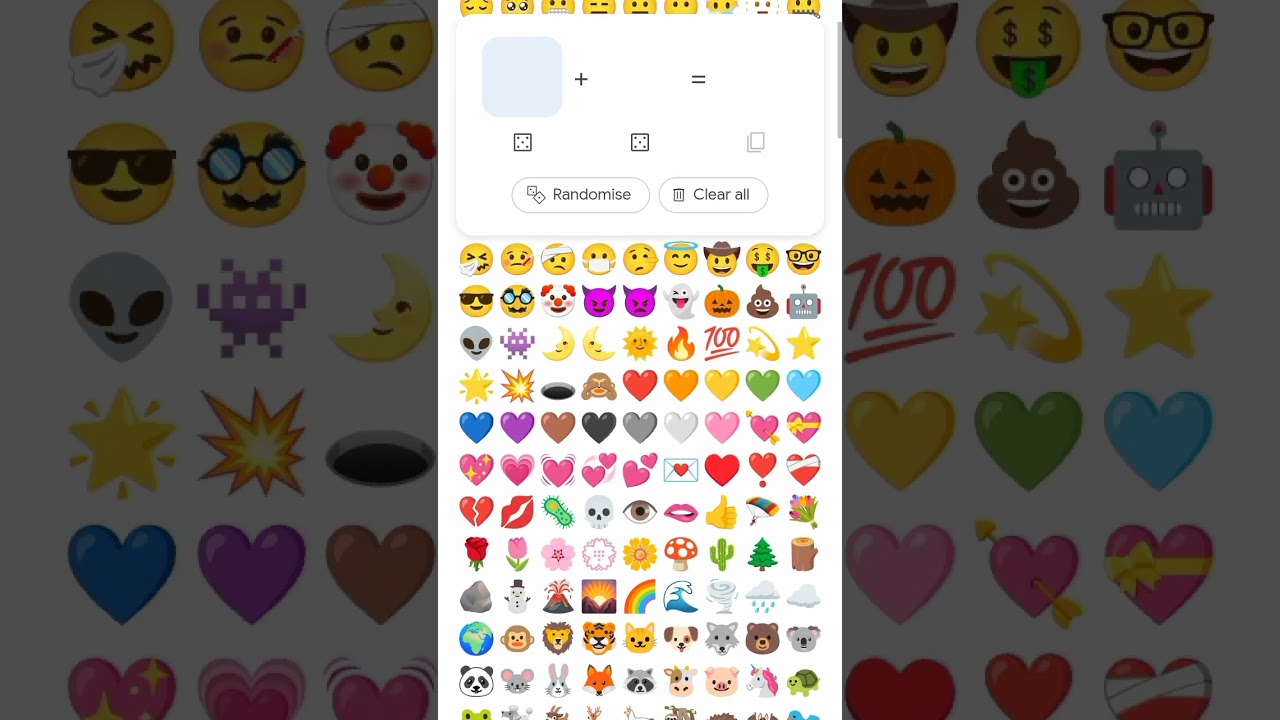 Funniest emoji in Emoji Kitchen 🤣 🤣 (alternative game of EmojiMix)