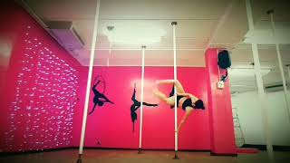 Pole sport training routine - Phoenix trick! 😎