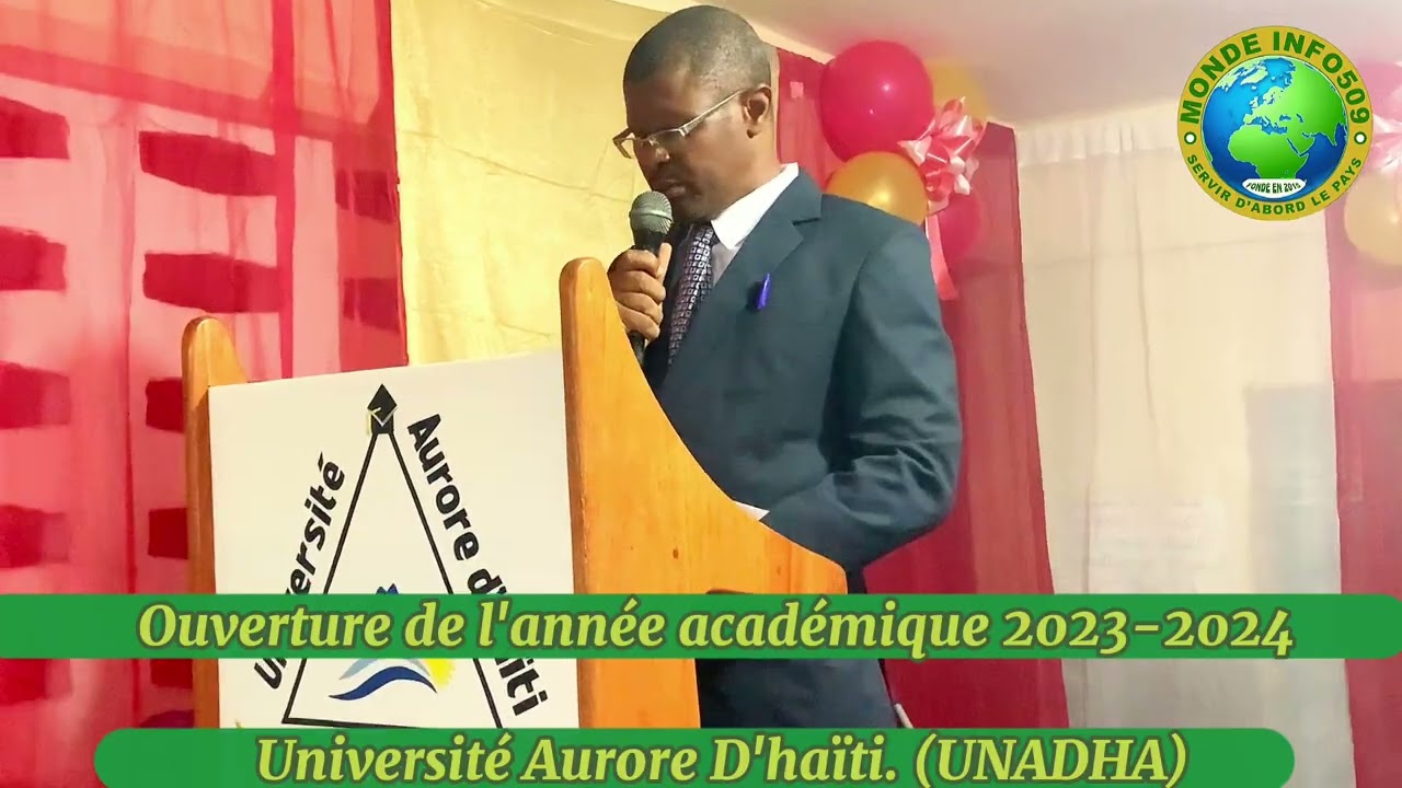 Ouverture de lanne acadmique  Universit Aurore Dhati UNADHA