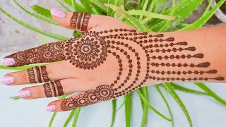 QUICK EASY SIMPLE JEWELLERY HENNA MEHNDI DESIGN || SIMPLE BEAUTIFUL MEHENDI DESIGNS