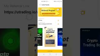 HOW TO REGISTER IN UTRADE BOT