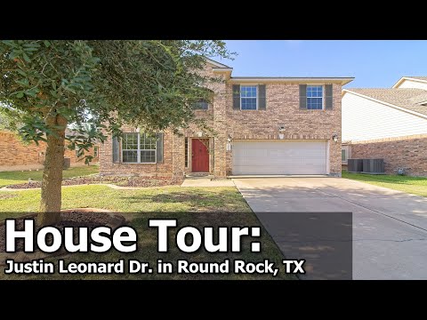 106 Justin Leonard Dr., Round Rock, TX home video tour