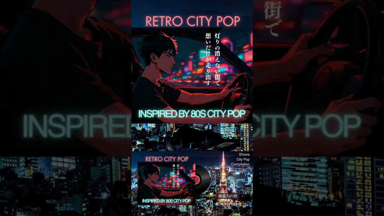 昭和City Pop 夜ドライブBGM 🌙 80s City Pop & 80–90sレトロ歌謡風オリジナル｜Retro City Pop Mix