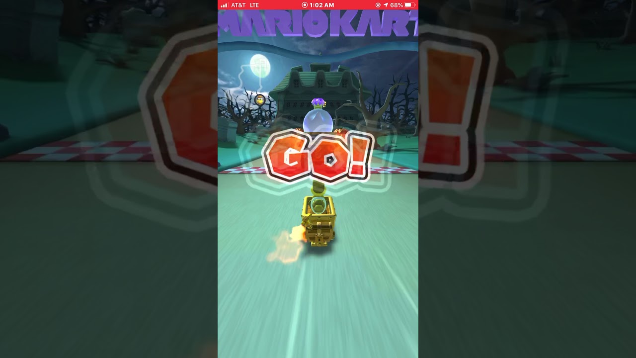Mario Kart Tour: Gold Koopa (Freerunning) beats Mega King Boo