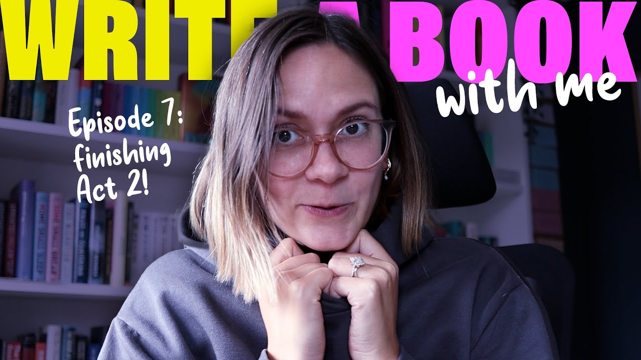 Sci-fi novel writing vlog ✍️ episode 07: FINISH my act 2 with me 👽