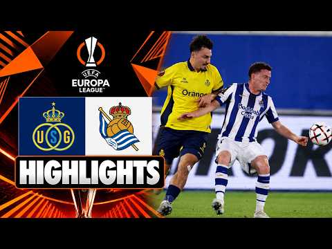Union Saint-Gilloise vs Real Sociedad 1-1 Highlights | Europa League - 2026/2027