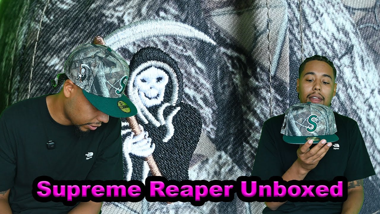 Supreme Reaper New Era S Logo Hat — Fall Camo Unboxing & First