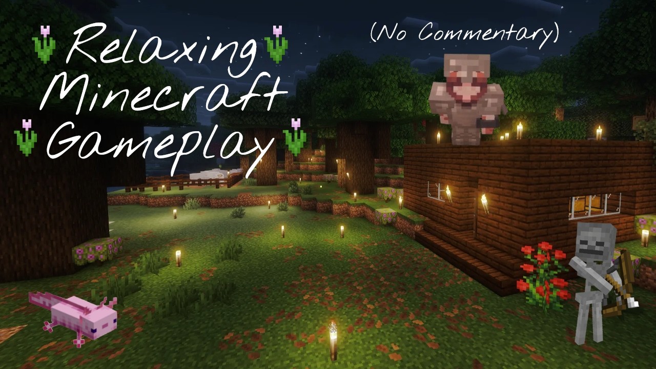 Relaxing Minecraft Gameplay | No Commentary | Ep 1 - YouTube