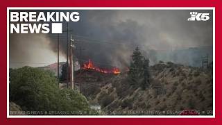 Wildfire evacuations in place for Lake Chelan