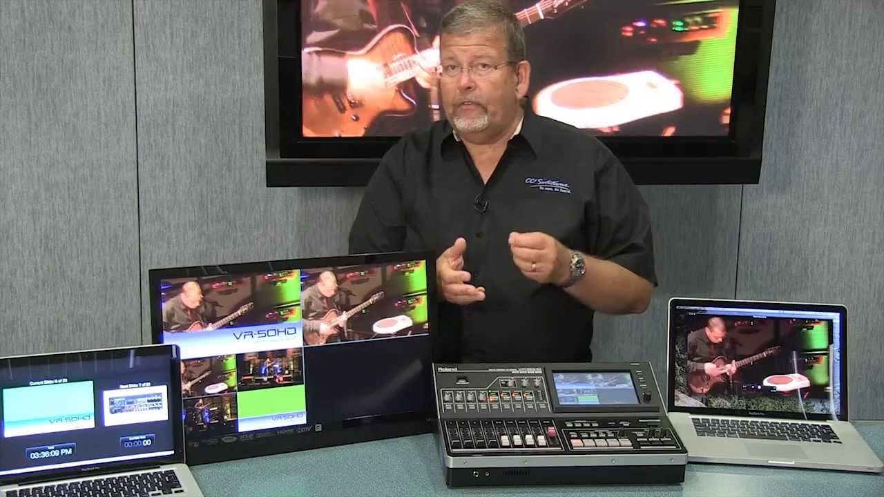 Roland VR-50HD Video Mixer - Review - YouTube