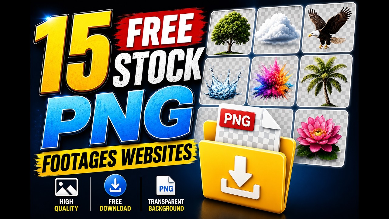 15 Free Stock PNG Footages Websites (I Tested Them All)