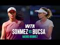 Zeynep Sonmez vs. Cristina Bucsa | 2026 Madrid Round 2 | WTA Match Highlights